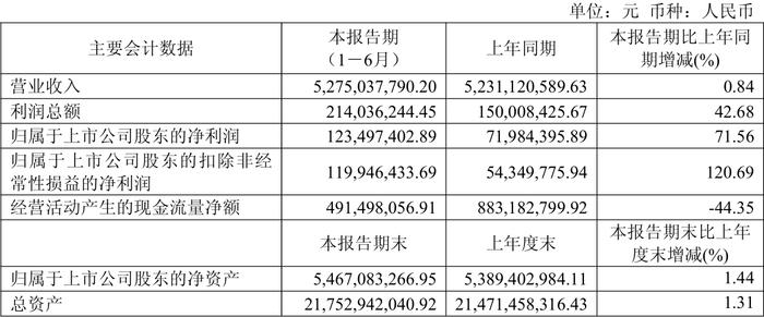 财报速递：冠豪高新2025年半年度净亏损5792.53万元