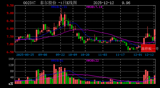 异动快报:中超控股(002471)1月12日9点37分触及涨停板