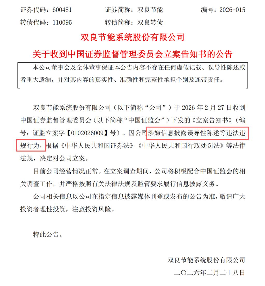 【企业动态】双良节能新增1件行政处罚,被罚款400万元